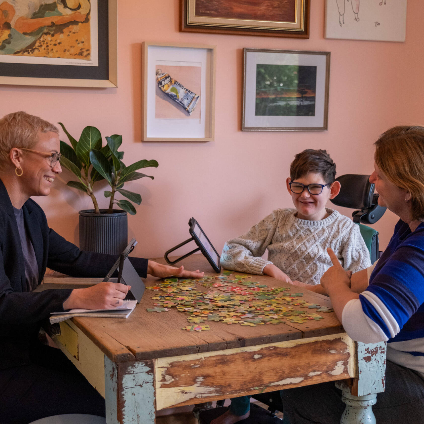 Kiah Bouchet at her Perth studio
